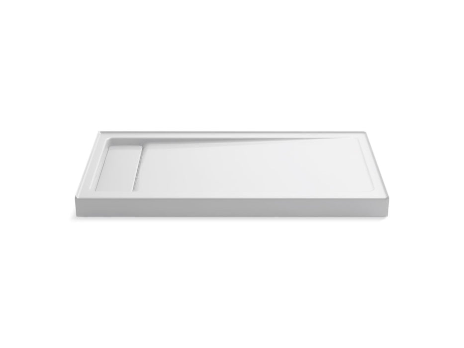 angled overhead view, 1-point perspective