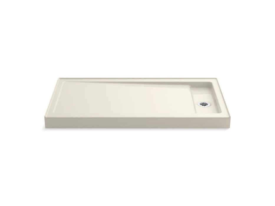 KOHLER Bellwether 60" x 32" alcove shower base, right drain