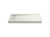KOHLER K-9165 Bellwether 60" x 32" alcove shower base, left offset drain, dune