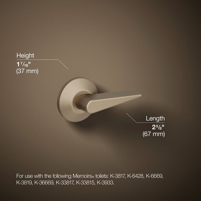 KOHLER K-9167-R Memoirs Trip lever, vibrant brushed bronze - view 5