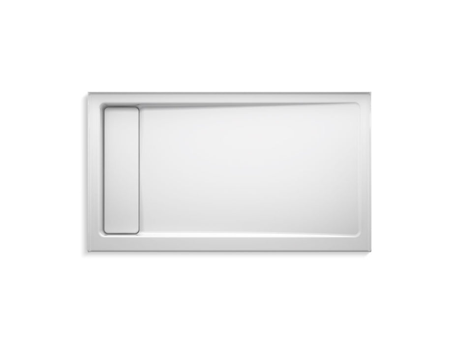 KOHLER K-9177 Bellwether 60" x 34" alcove shower base, left drain