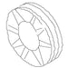 KOHLER K-91819 Grommet, .375 Dia.