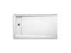 KOHLER K-9193 Bellwether 60" x 34" alcove shower base, left offset drain
