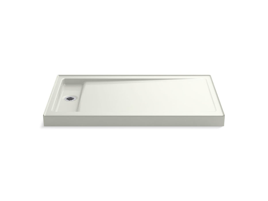 KOHLER Bellwether 60" x 34" alcove shower base, left offset drain