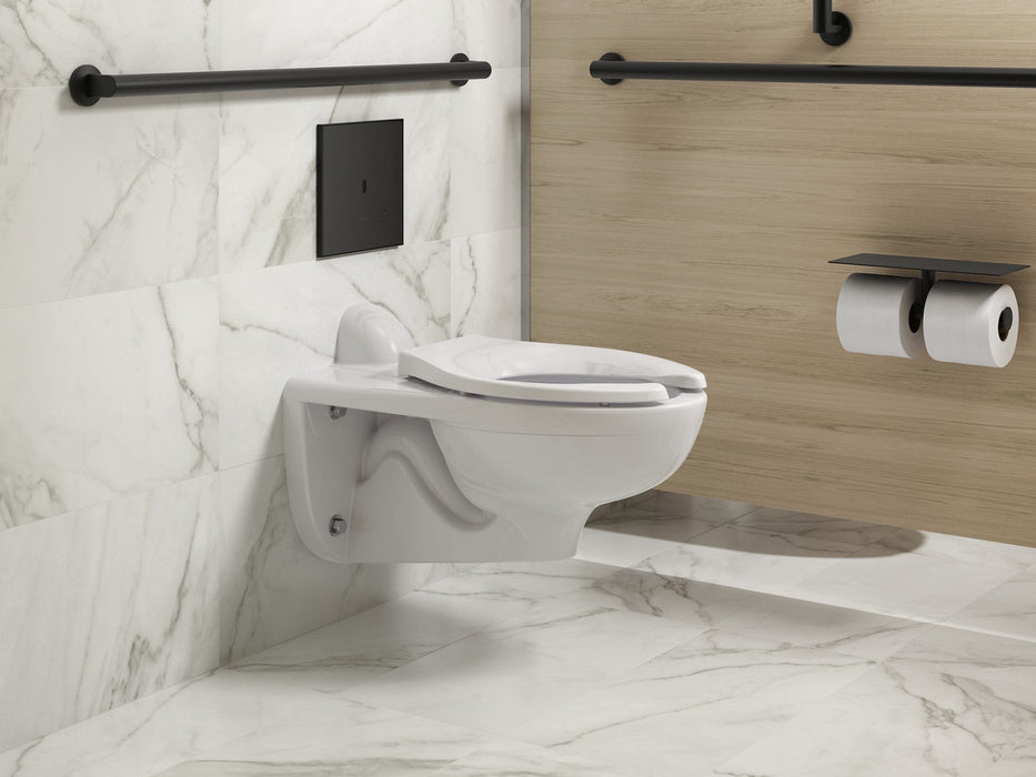 KOHLER K-91TB10N50-7BK Mach Flex Glass faceplate for concealed touchless toilet flushometer, 1.28 gpf