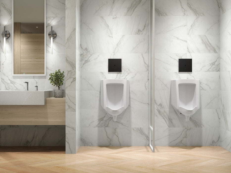 KOHLER K-91UB10D40-7BK Mach Flex Glass faceplate for concealed touchless urinal flushometer, 0.125 gpf