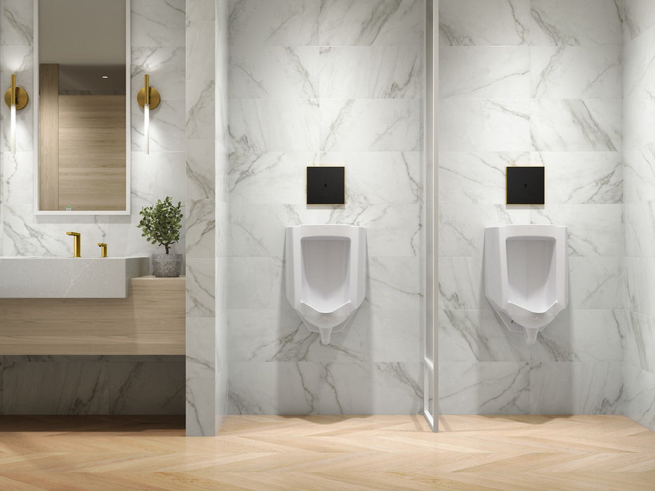 KOHLER K-91UB10D40-7BK Mach Flex Glass faceplate for concealed touchless urinal flushometer, 0.125 gpf