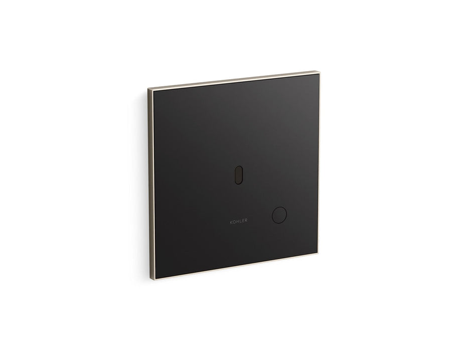 KOHLER K-91UB10D40-7BK Mach Flex Glass faceplate for concealed touchless urinal flushometer, 0.125 gpf