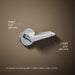 KOHLER Dual-flush trip lever, left hand