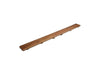 KOHLER K-9337 Groove Teak drain cover 60" receptor