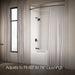 KOHLER K-9350 Expanse Curved shower rod, matte black - view 2