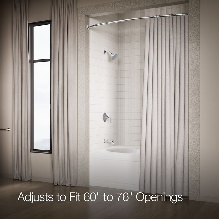 KOHLER Expanse Curved shower rod