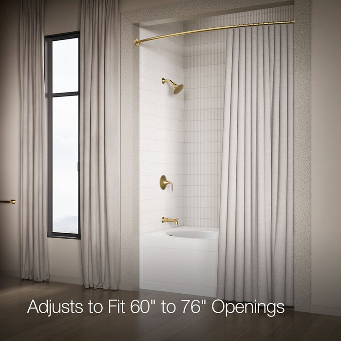KOHLER K-9351 Expanse Curved shower rod