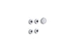 KOHLER K-9694 Flexjet Whirlpool trim kit with four jets, polished chrome
