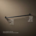 KOHLER KOHLER K-97027 Avid 30" towel bar