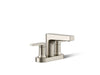 KOHLER KOHLER K-97031-4 Taut Centerset bathroom sink faucet, 1.2 gpm