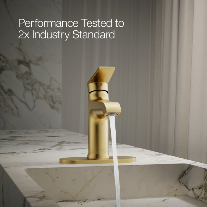 KOHLER K-97061-4 Hint Single-handle bathroom sink faucet, 1.2 gpm
