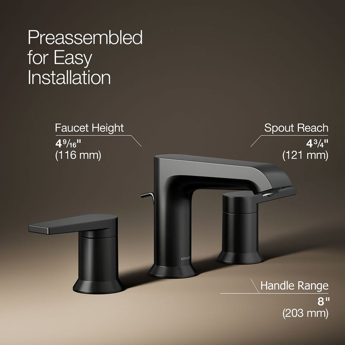 Kohler Hint Widespread bathroom sink faucet, 1.2 gpm