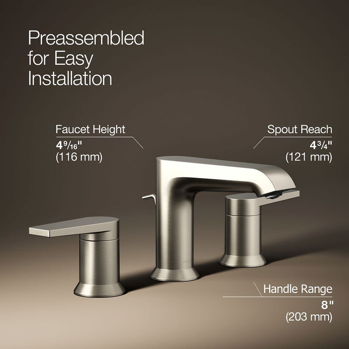Kohler Hint Widespread bathroom sink faucet, 1.2 gpm