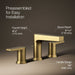 KOHLER K-97100-4 Taut Widespread bathroom sink faucet, 1.2 gpm, vibrant brushed moderne brass - view 3