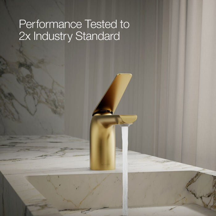 KOHLER K-97345-4N Avid Single-handle bathroom sink faucet, 0.5 gpm