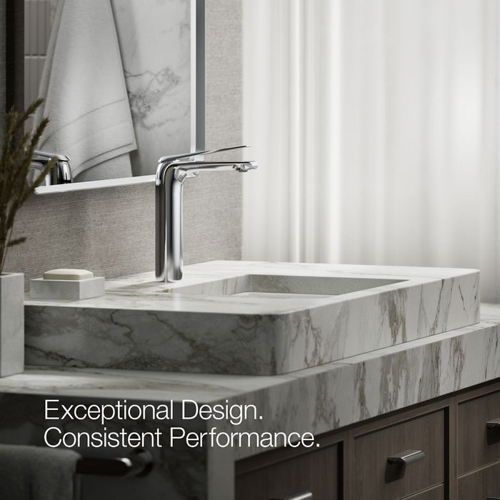 KOHLER K-97347-4N Avid Tall single-handle bathroom sink faucet, 0.5 gpm
