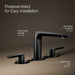 Kohler Avid Widespread bathroom sink faucet, 1.2 gpm