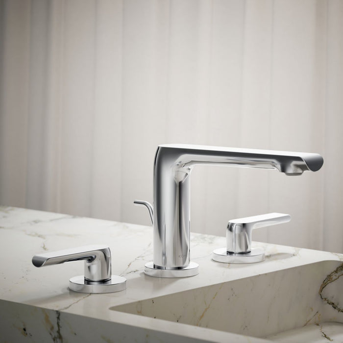 KOHLER K-97352-4 Avid Widespread bathroom sink faucet, 1.2 gpm