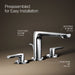 Kohler Avid Widespread bathroom sink faucet, 1.0 gpm