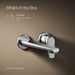 Kohler Avid Wall-mount bathroom sink faucet, 1.2 gpm