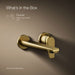 Kohler Avid Wall-mount bathroom sink faucet, 1.2 gpm
