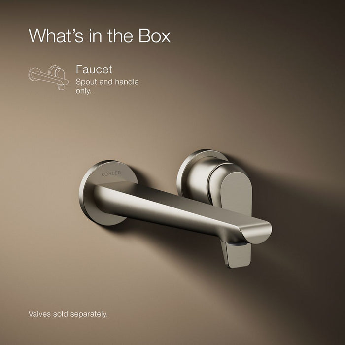 Kohler Avid Wall-mount bathroom sink faucet, 1.2 gpm