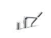 Kohler Avid Deck-mount bath faucet with handshower