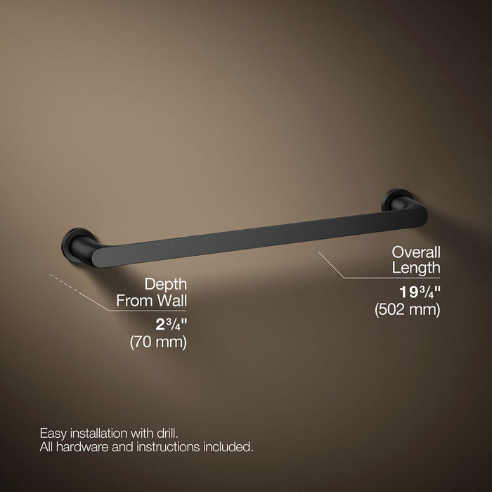KOHLER Avid 18" towel bar