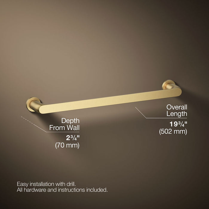 KOHLER Avid 18" towel bar