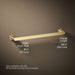 KOHLER Avid 18" towel bar
