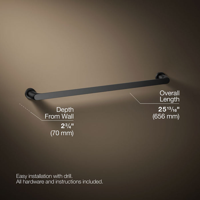 KOHLER Avid 24" towel bar