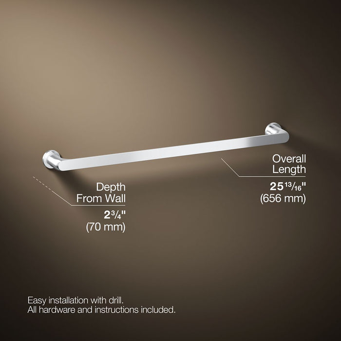 KOHLER K-97495 Avid 24" towel bar