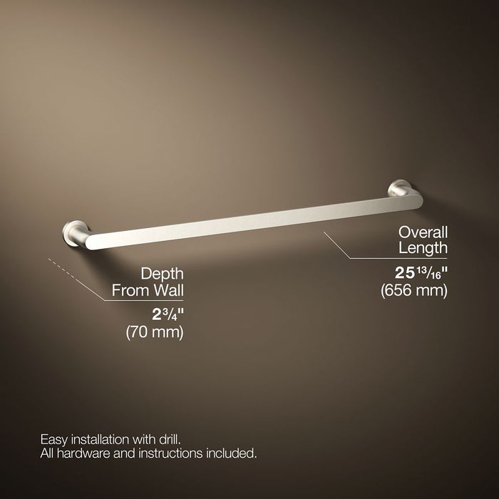 KOHLER Avid 24" towel bar