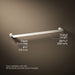 KOHLER Avid 24" towel bar