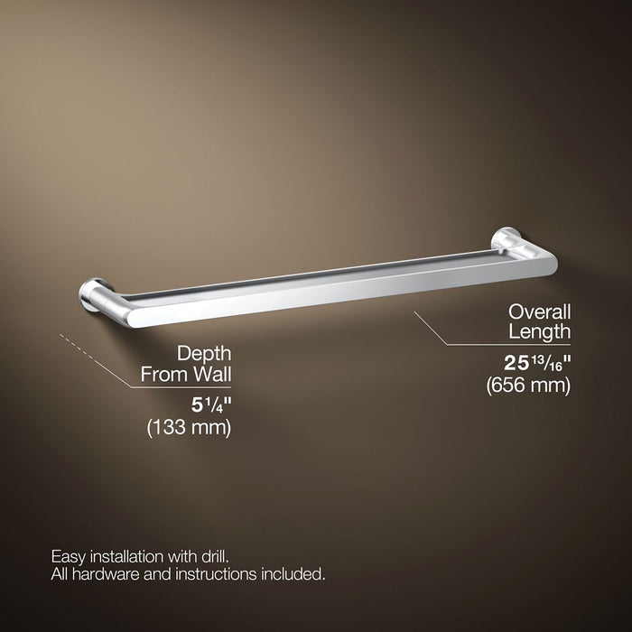KOHLER K-97496 Avid 24" double towel bar