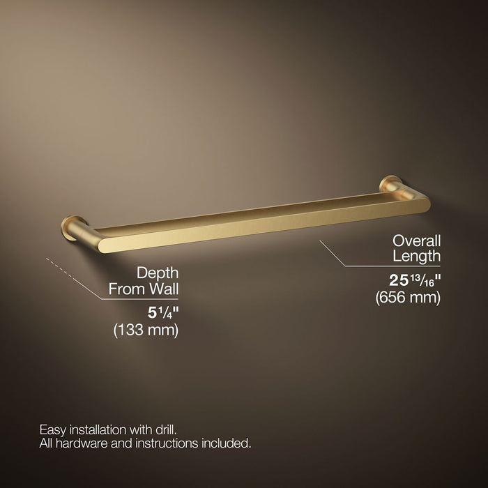KOHLER Avid 24" double towel bar