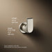 KOHLER KOHLER K-97499 Avid Robe hook