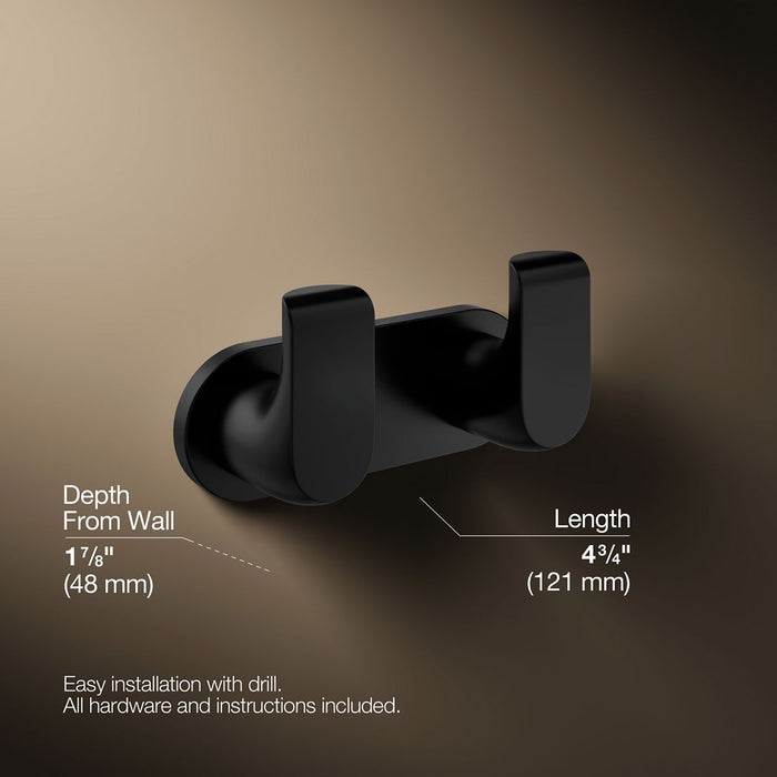 KOHLER Avid Double robe hook