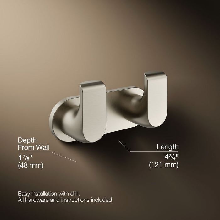 KOHLER Avid Double robe hook