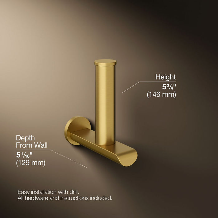KOHLER Avid Vertical toilet paper holder