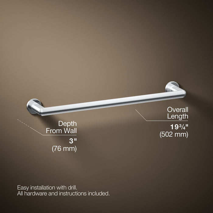 KOHLER Kumin 18" towel bar