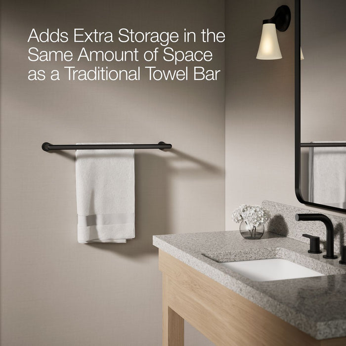 KOHLER Kumin 24" double towel bar