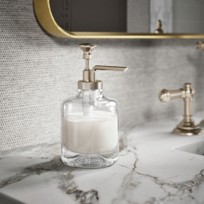 KOHLER K-98630 Artifacts Soap dispenser, vibrant brushed bronze - view 5