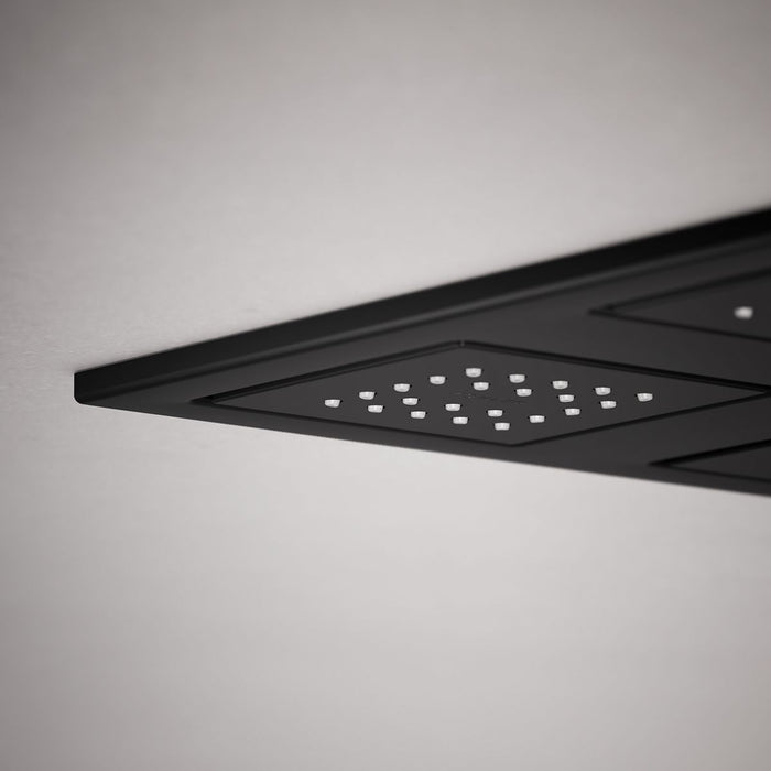 KOHLER K-98740 WaterTile Overhead shower panel with four 22-nozzle sprayheads, matte black - view 5
